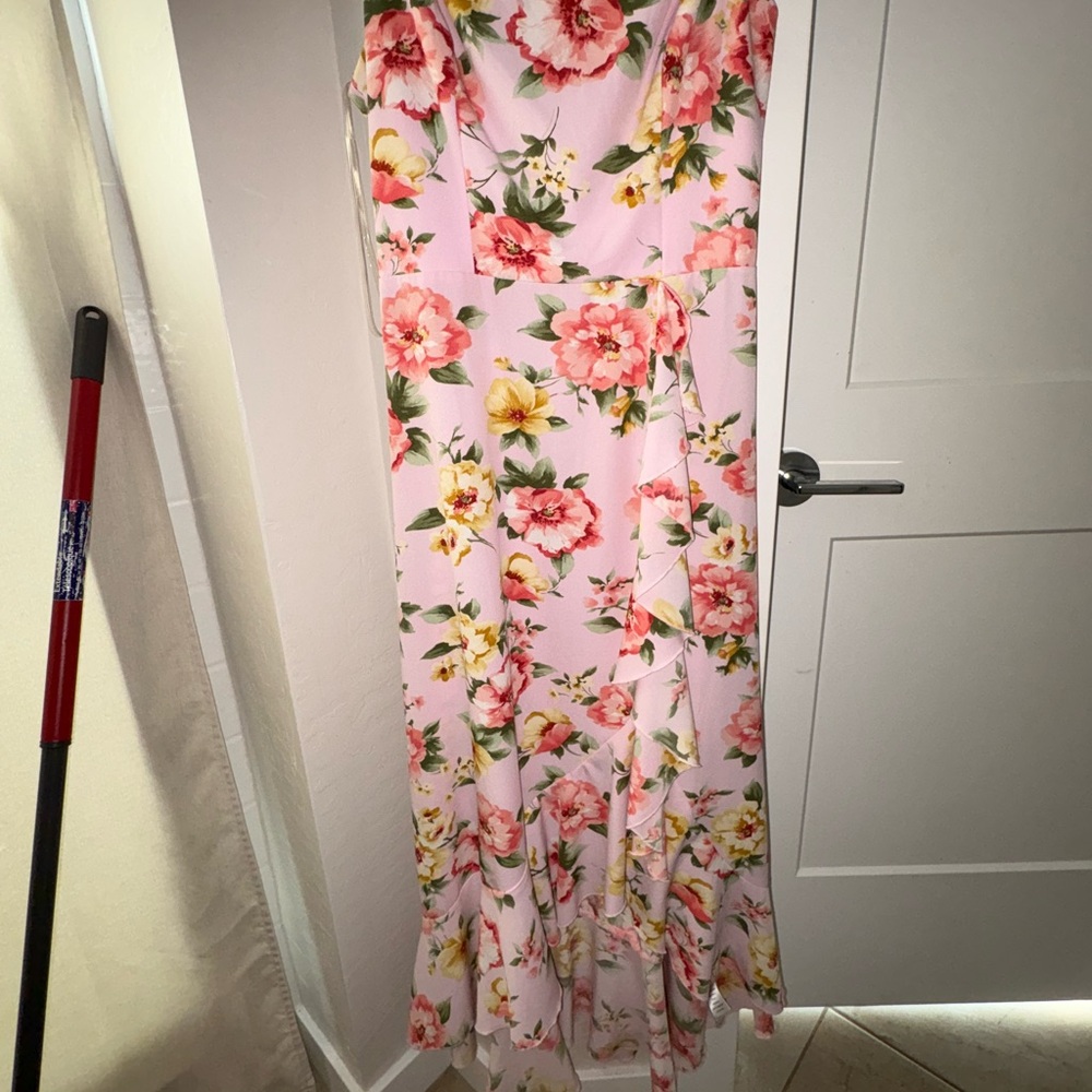 Honey and Rosie Pink Floral Dress